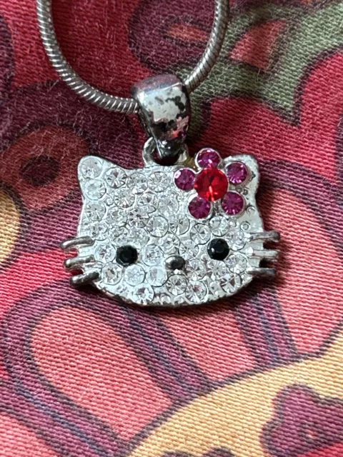 Hello Kitty Rhinestone Necklace: Goldtone | Hello kitty jewelry, Rhinestone  necklace, Hello kitty