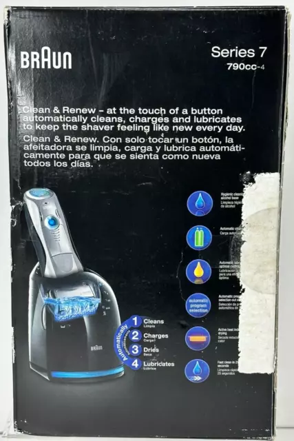 Braun Series 7 790cc Rechargeable Electric Shaver; Contents NEW in Box 2