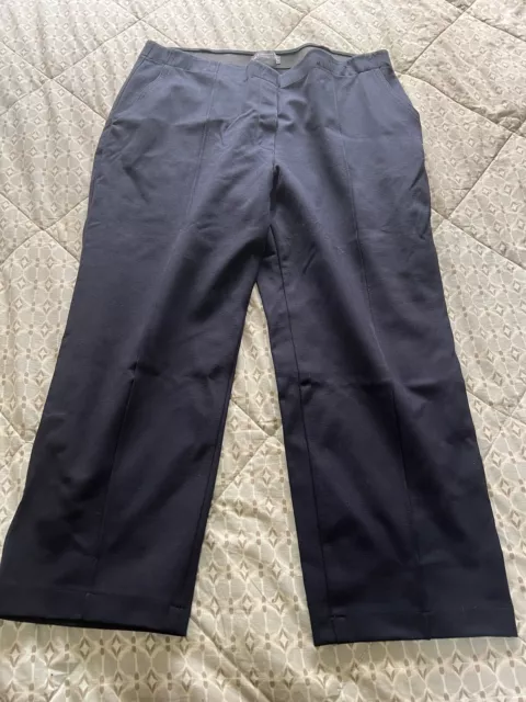 MS Collection 16 XS Pantaloni Navy Scuro Maglietta Stretta Smart Crop Work