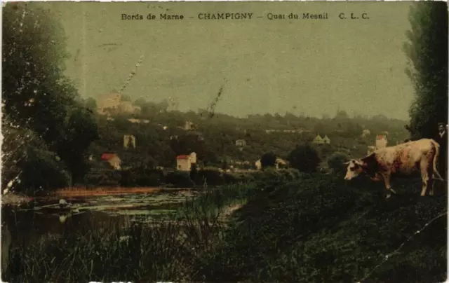 CPA Bords de Marne CHAMPIGNY Quai du Mesnil (600181)