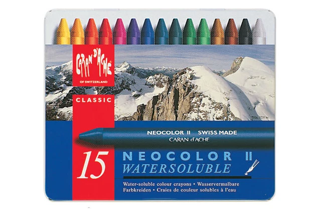 Pasteles de cera solubles en agua Neocolor II