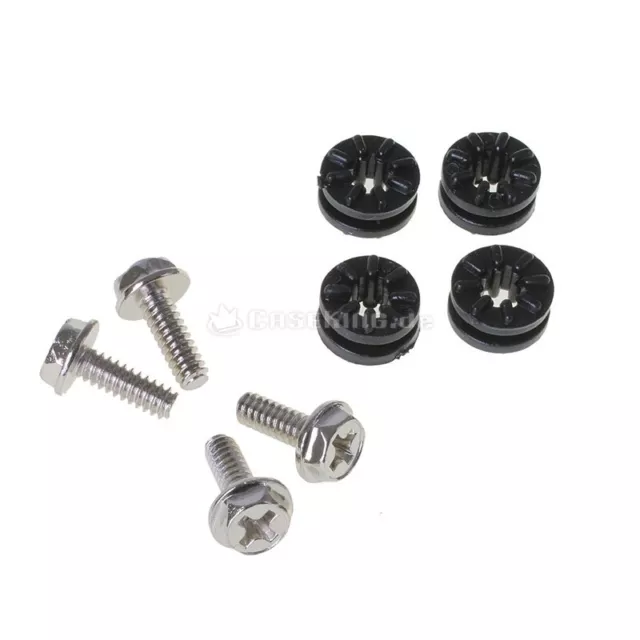 10x Lamptron HDD Rubber Screws PRO - pure black