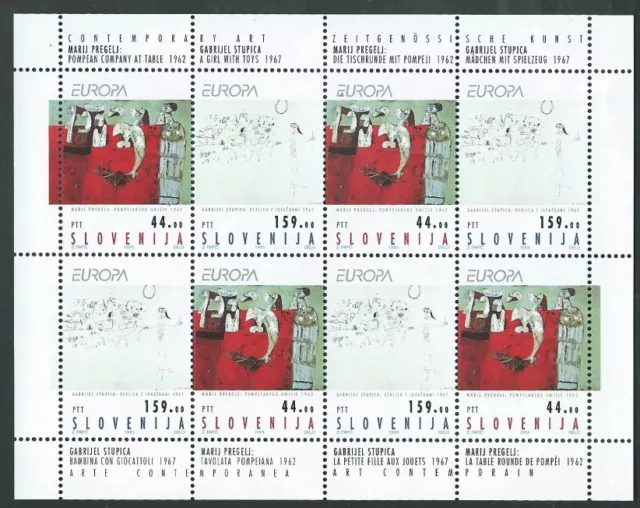 1993 Europa Slovenia Foglietto Mnh ** - B