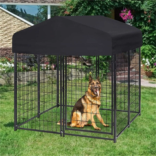 EXTRA LARGE WELDED Wire Dog Kennel Pet Playpen Outdoor Heavy Duty Dog