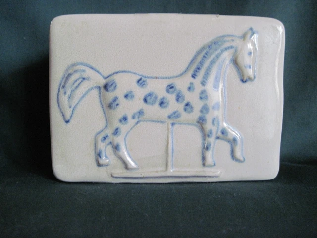 Stoneware Trinket Box with Horse/Carousel - Prestige Place