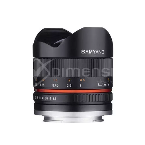 Samyang 8mm f/2.8 UMC Fish-eye II Lens for Fujifilm X