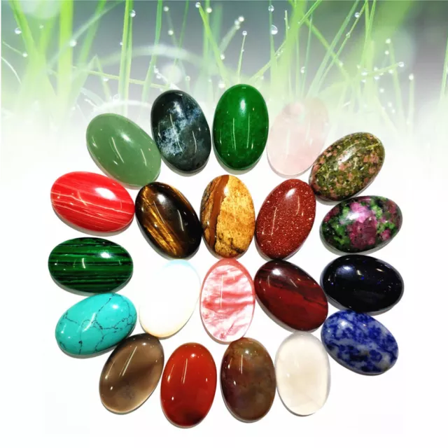 5 Pcs Garden Gemstones Jewelry Making Opal Eggs Stone Crafting Beads