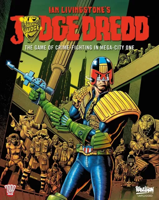 JUDGE DREDD Board Game - Ian Livingstone - New & Sealed