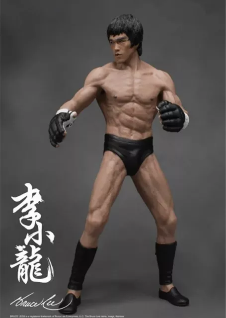 19cm PVC Action Figure Model Toy Bruce Lee Chinese Kung Fu Promoter From Uk 🇬🇧