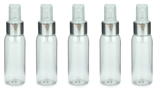 5 Stück Pumpspender Pumpflasche 60 ml leer Kosmetikflasche für Creme Parfüm