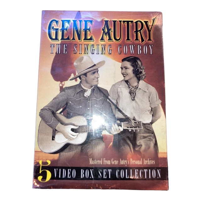 VHS Gene Autry The Singing Cowboy 5 Video Box Set Collection (BRAND NEW)