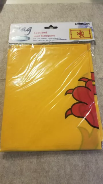 SCOTLAND LION RAMPANT Flag 70 denier Polyester 5 x 3' Banner SEALED