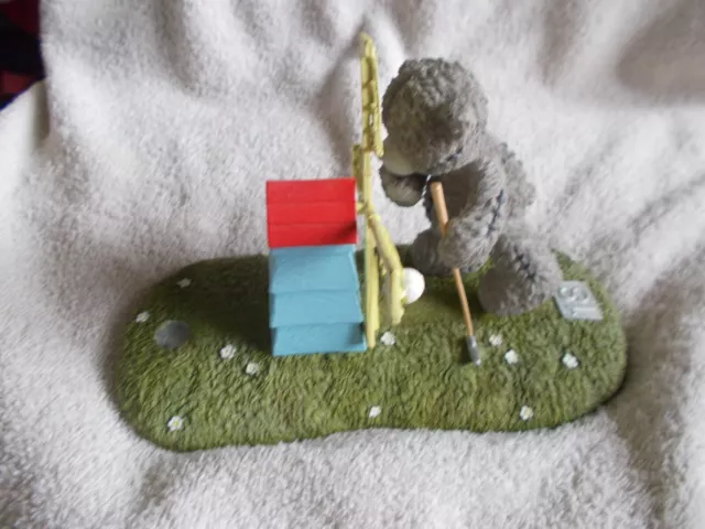 Me To You "CRAZY GOLF" 2008 Blaunasenbär, Tatty Teddyfigur / Ornament