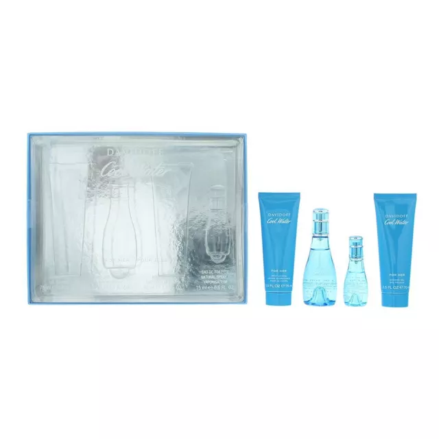 Davidoff cool water 2025 4 piece gift set