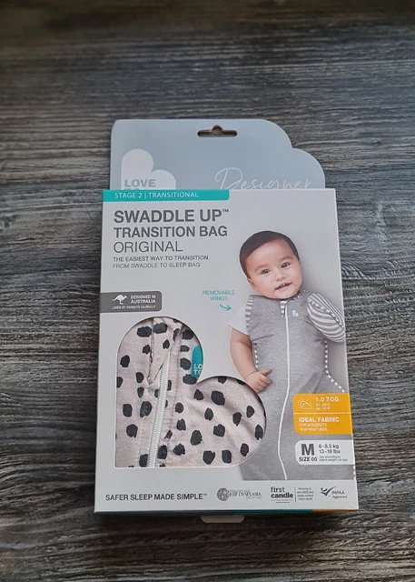 Sehr guter Zustand Love To Dream Swaddle Up 50/50 Übergangstasche. Tog 1.0. Medium. Verpackt.