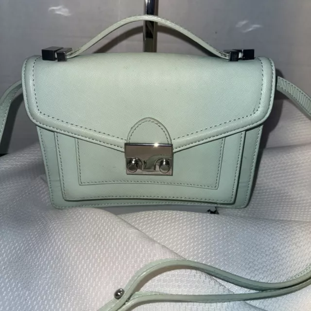 Loeffler Randall Mini Rider Leather Shoulder Bag