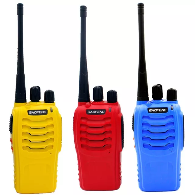 Original Blue BAOFENG BF-888S UHF 400-470MHz 5W Ham Two-way Radio Walkie Talkie