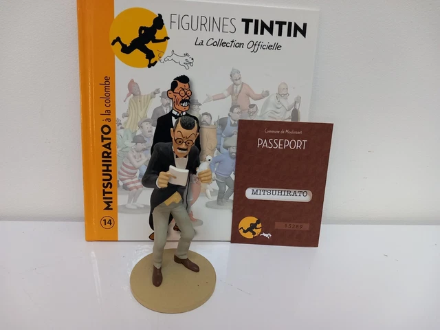 Figurine Tintin Collection Officielle - Mitsuhirato à La Colombe - N°14 - Résine - Neuf
