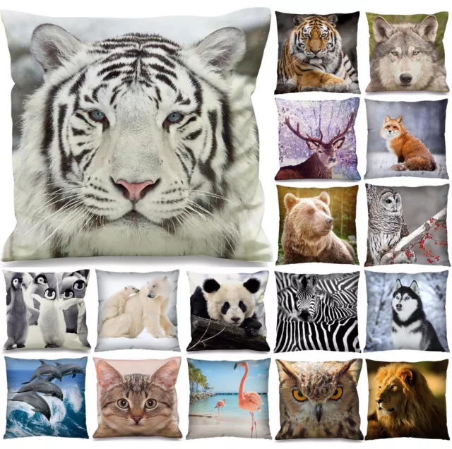 Animal Print Throw Pillows & Cases Cushion Inner Pads Fillers & Cushion Covers