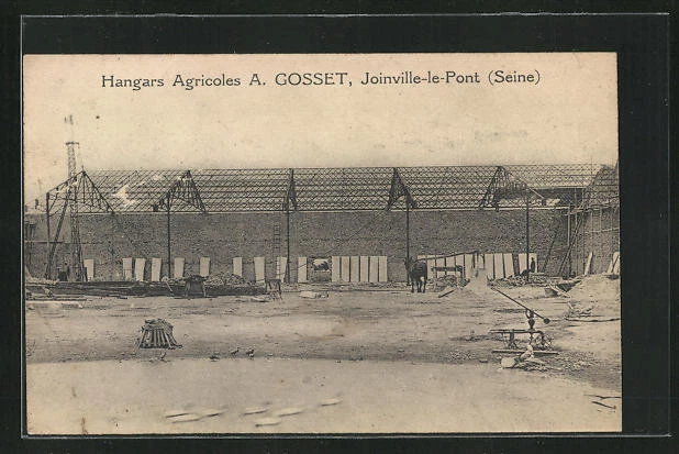 CPA Joinville-le-Pont, Hangars Agricoles A. Gosset