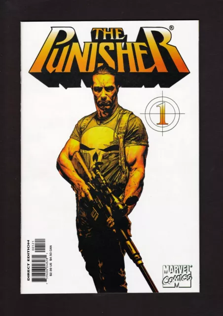 Punisher #1 NM 1st Print 2000 Marvel Comics Bradstreet White Variant Garth Ennis