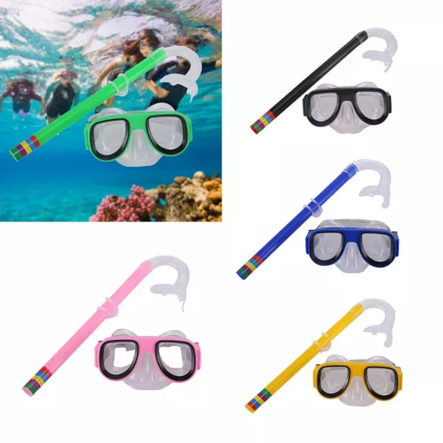 Kinder Schnorchelmaske Schnorchelset Taucherbrille Tauchermaske Schwimmbrillen