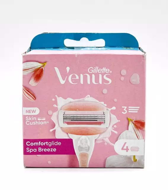 Gillette Venus Comfortglide Breeze Rasierklingen Ersatzklingen, 4 Stück