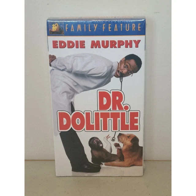 DR. DOLITTLE ~ VHS tape ~ EDDIE MURPHY ~ FOX Family Feature ~ New