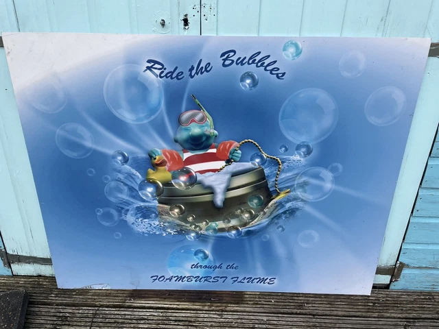 Bubbleworks Memorabilia Sign - Bubbleworks Ride - Chessington World Of Adventure