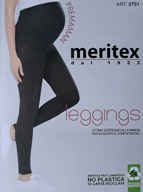 LEGGINGS DONNA MERITEX jeans in cotone confortevole con tasche dietro art  5811 EUR 17,89 - PicClick IT