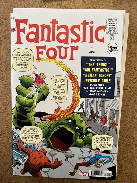 Fantastic Four #1 (Marvel 2018) Facsimile 1st App Fantastic Four NM