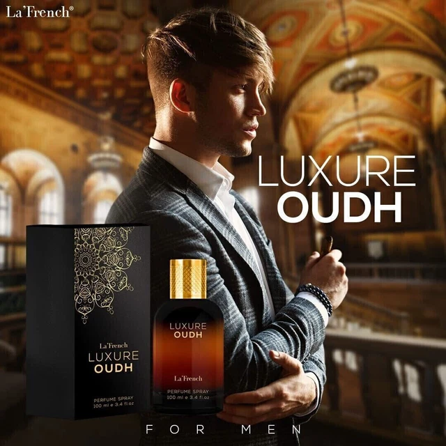 LA FRENCH LUXURE Oud Perfume for Men 100 ml Eau De Parfum Luxury Long