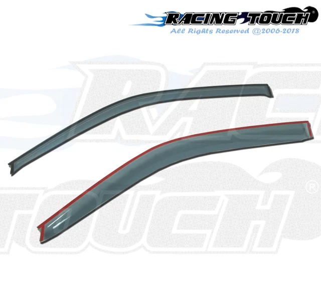For Acura RSX 02-06 Ash Grey Out-Channel Window Visor Sun Guard 2pcs