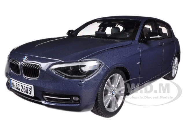 BMW F20 1 Series Blue 1/18 Diecast Model Car By Paragon