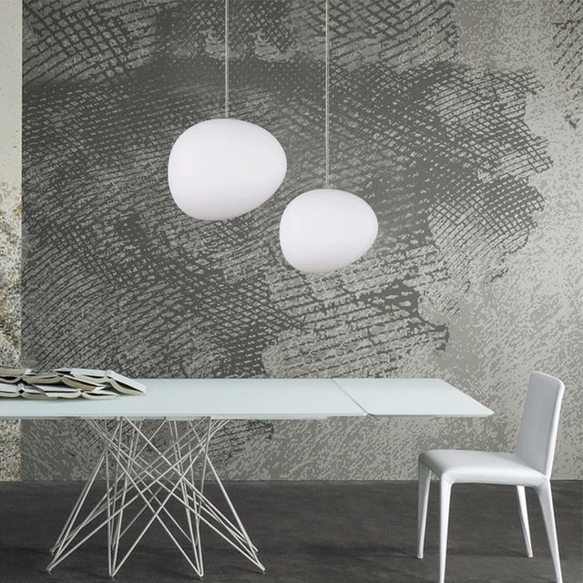 LED Chandelier Modern Ceiling Light Lighting White Glass Pendant Lamp Fixture