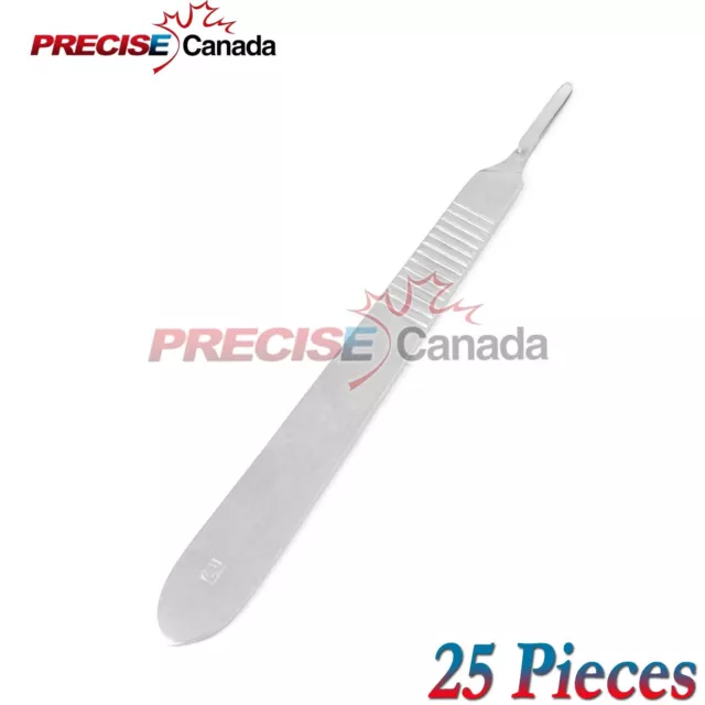 Total De 25 Poignées Scalpel # 4 Instruments Chirurgicaux En Acier Inoxydable 2