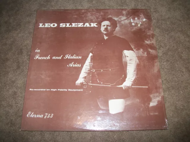 ETERNA 733 LEO SLEZAK In French and Italian Arias LP - SEALED