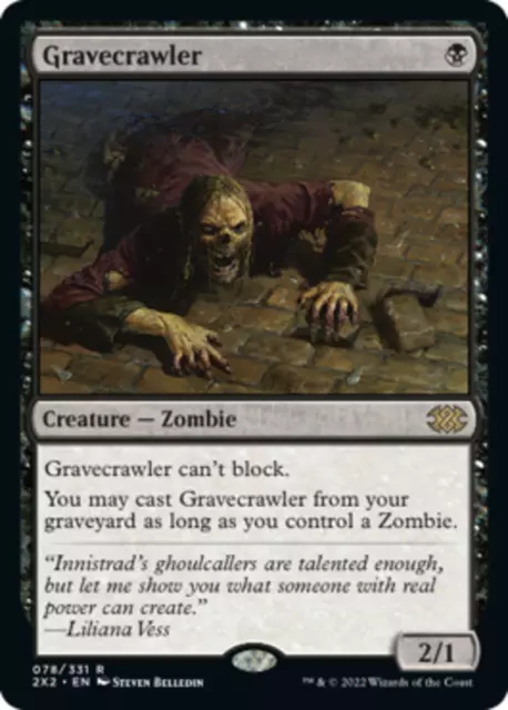 Gravecrawler Double Masters 2022 MTG Magic - Kid Icarus