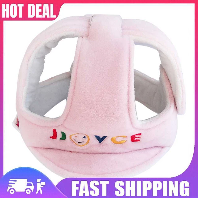 Baby Safety Helmet Head Protector Adjustable Toddler Anti-fall Hat (Pink)