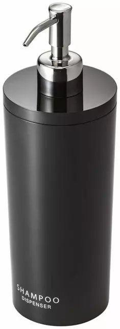 Champú dispensador clásico torre para el hogar Yamazaki negro 2929
