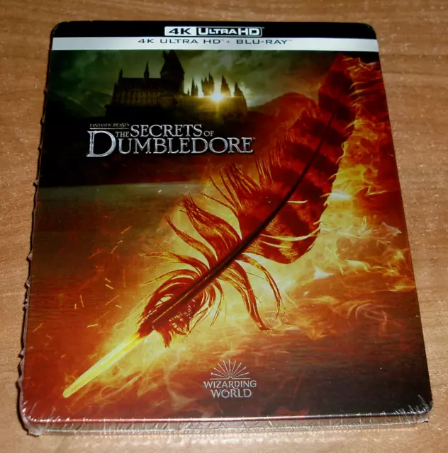 Animaux Fantastic les Secrets De Dumbledore 4K UHD + Blu-Ray Steelbook Neuf