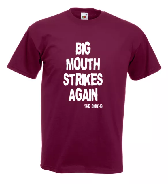 The Smiths Big Mouth Strikes Again T Shirt Morrissey