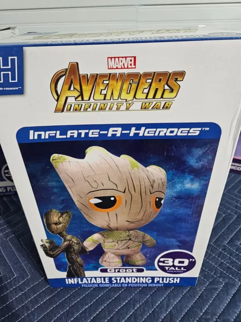 Marvel Avengers Infinity War Inflate-A-Heroes Groot 30” Tall Inflatable Plush