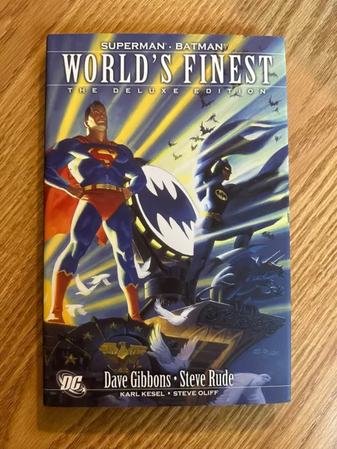 WORLD'S FINEST Deluxe Edition HC OOP DC Comics Hardcover Dave Gibbons Steve Rude