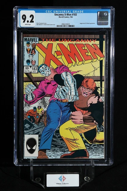 Uncanny X-Men #183 ~ CGC 9.2 ~ Classic cover ~ Juggernaut ~ Marvel Comics (1984)