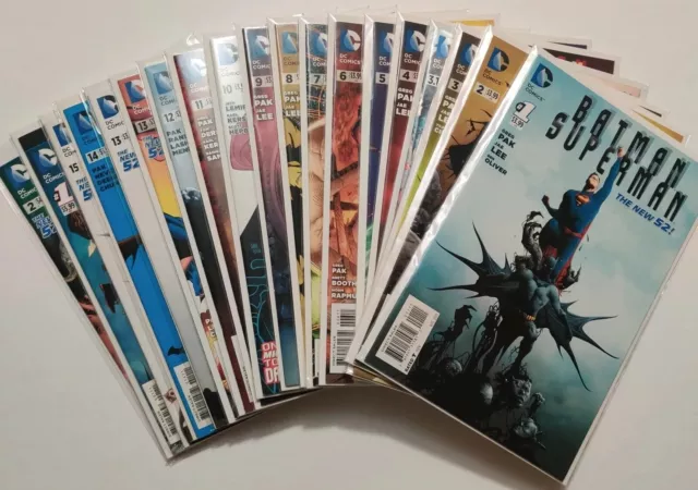 Batman Superman # 1-15, 3.1 + Annual # 1, 2 | New 52 (DC Comics) HUGE LOT! VF/NM