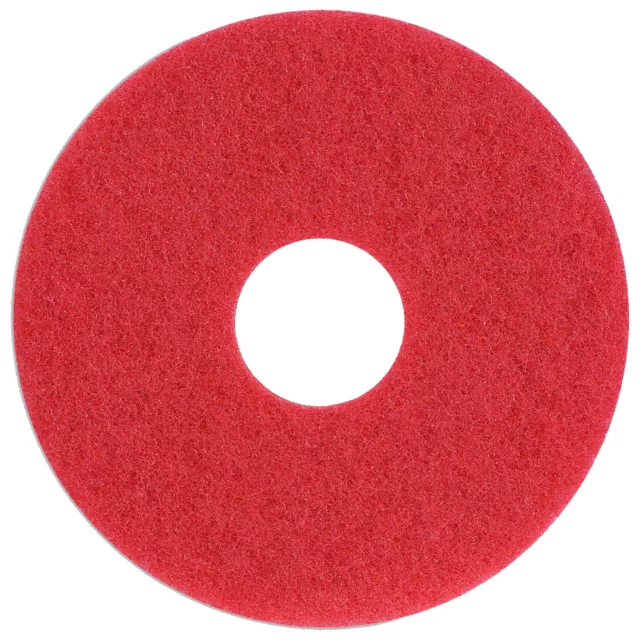 Case of 5 Sanico MVP Lead Off 11" Red Buffing Floor Pad