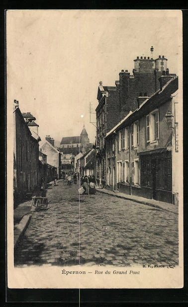 CPA Épernon, Rue du Grand Pont