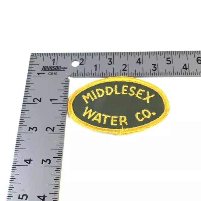 PATCH MIDDLESEX WATER Company Embroidered Hat/Jacket/Shirt Sew-On/Iron ...