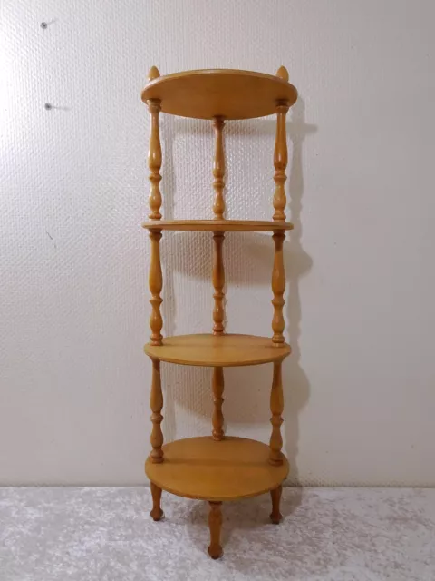 Antiguo Art Decó Diseño Madera Estante de Pie - Vintage Um 1920/30 - 87,5CM